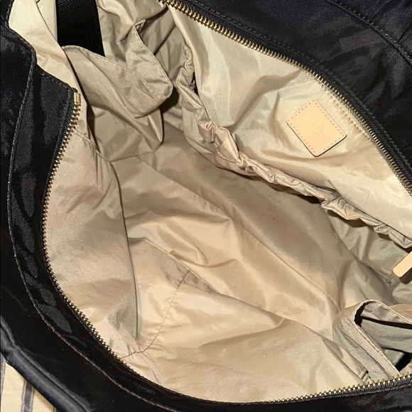 EUC Kate Spade Black nylon Tote Bag /diaper bag - Picture 3 of 8